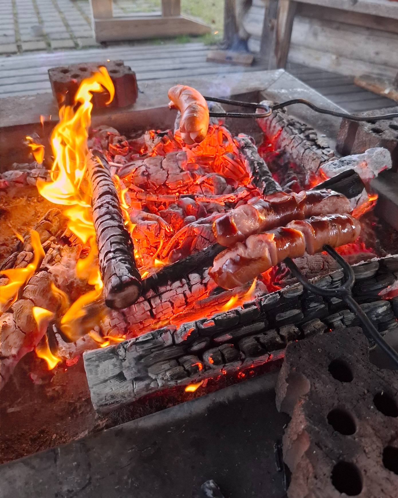 Nuotioilta Kaupunginkartanossa nuotioilta