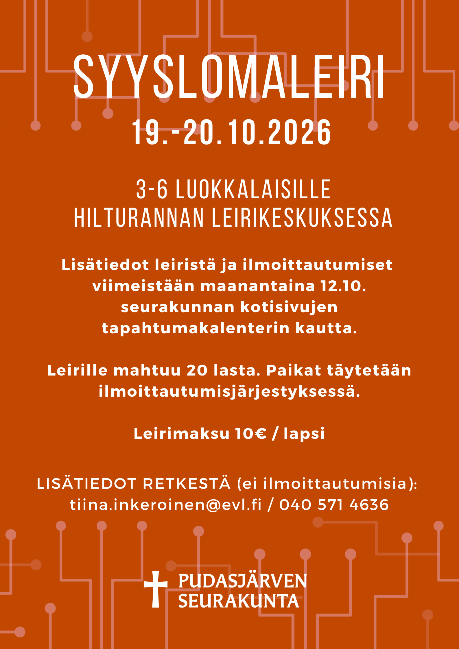 kuvassa tapahtuman mainos