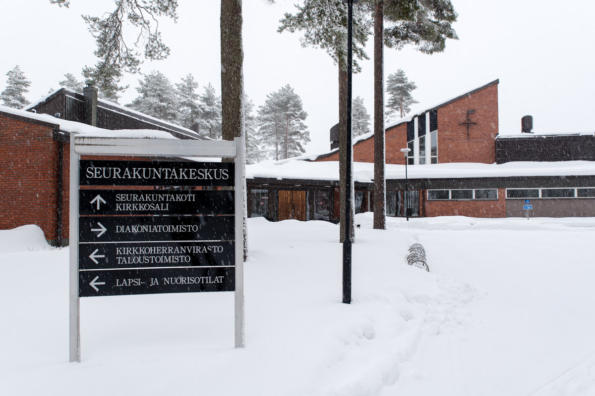 Pudasjärven seurakuntakodin ulkokuva