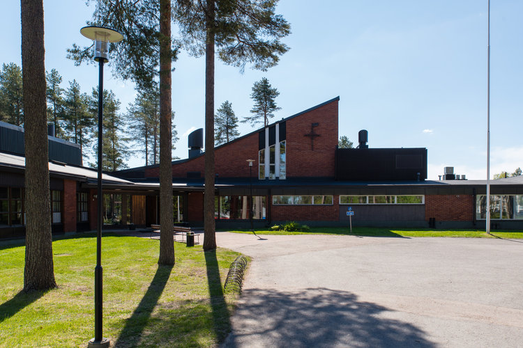 Pudasjärven seurakuntakodin ulkokuva